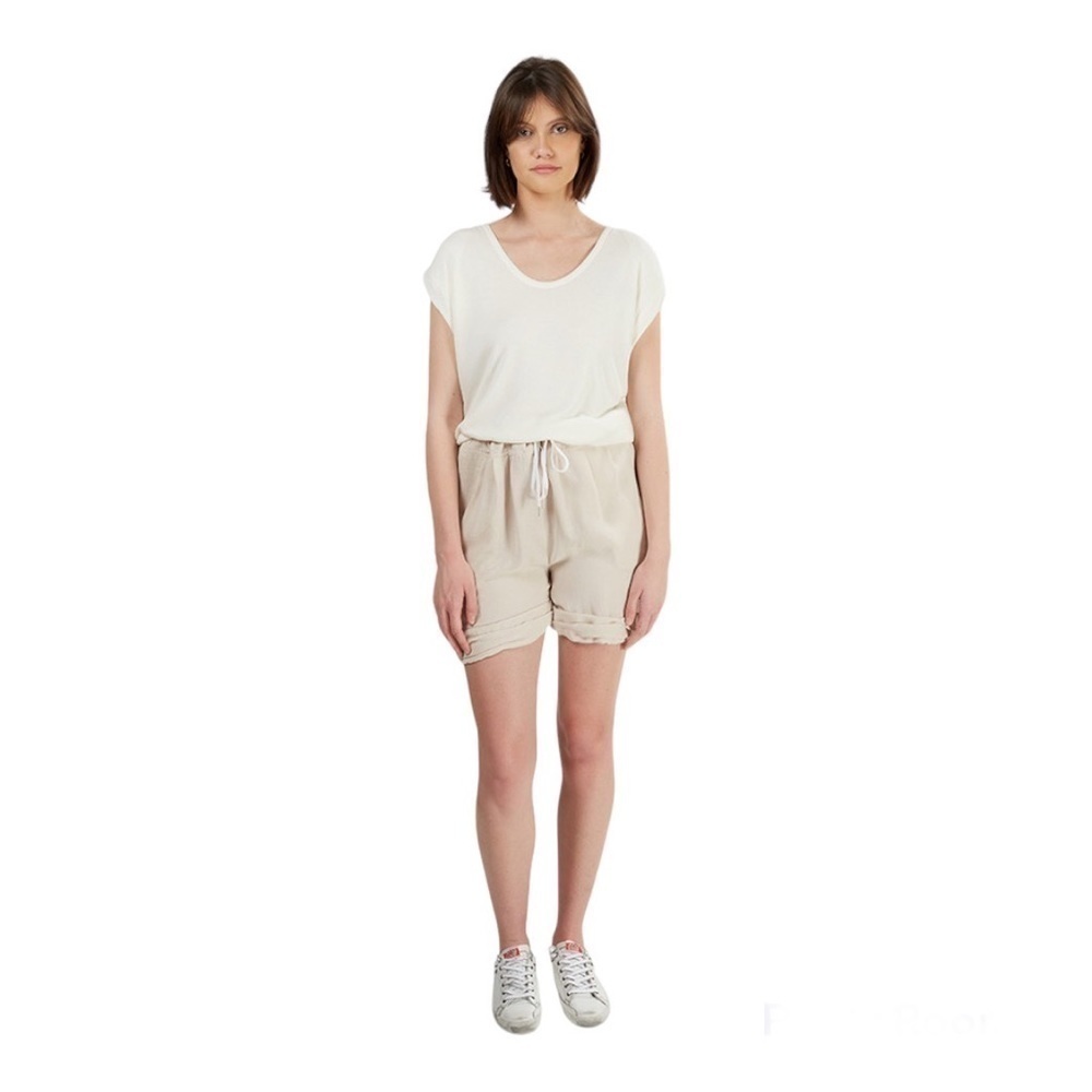 Alexander Wang Androgynous Romper White Beige Neutral Minimalist Medium Rare